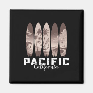 Pacific Beach California Surfplank Mannen Vrouwen Magneet