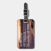 Pacific Beach Sunset Bagagelabel (Voorkant verticaal)