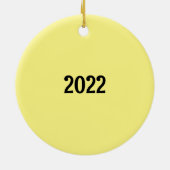 Pacific Beach Sunset Photo Ceramic Ornament (Achterkant)