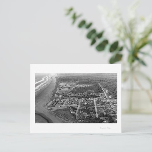 Pacific Beach, WA - antenne Uitzicht Photography Briefkaart (Staand voorkant)