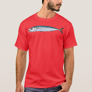 Pacific Chub Mackerel Color Design T-shirt