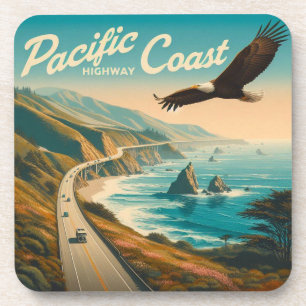 Pacific Coast Highway Eagle Bier Onderzetter