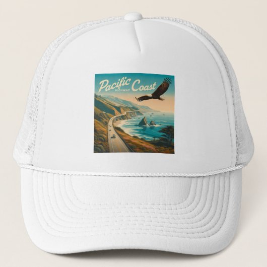 Pacific Coast Highway Eagle Trucker Pet (Voorkant)