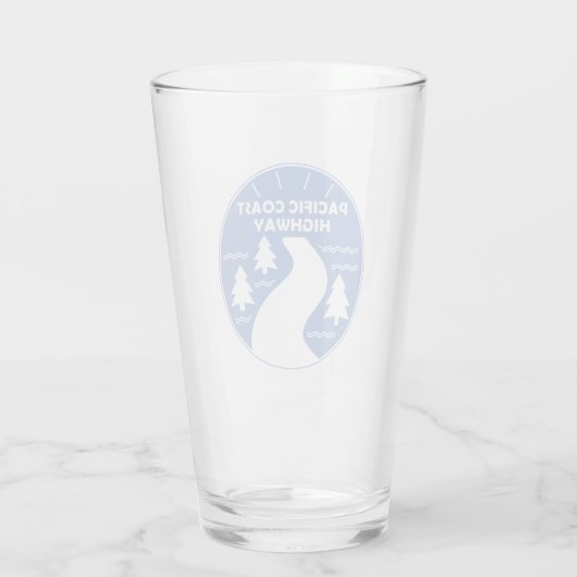 Pacific Coast Highway Glas (Achterkant)