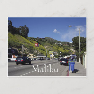 Pacific Coast Highway Malibu California Briefkaart