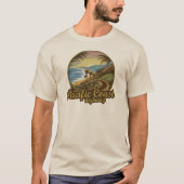 Pacific Coast Highway Retro T-shirt (Voorkant)