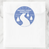 Pacific Coast Highway Ronde Sticker (Tas)