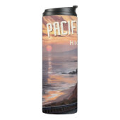 Pacific Coast Highway zonsondergang Thermosbeker (Gedraaid links)