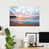 Pacific Coast Sunset te Monterey, Californië Poster (Thuiskantoor)