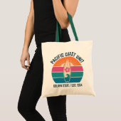 Pacific Coast Surf Canvas Tote Bag (Voorkant (product))