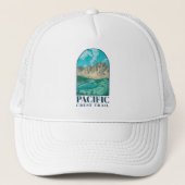 Pacific Crest Trail Art Trucker Pet (Voorkant)