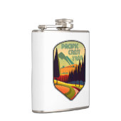 Pacific Crest Trail Kleuren Heupfles (Rechts)