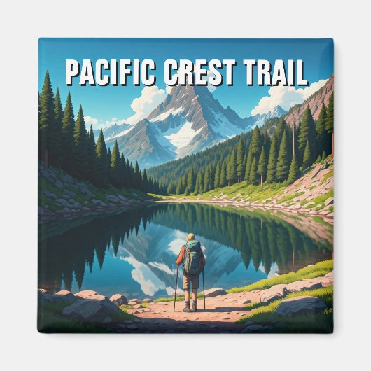 Pacific Crest Trail Magneet (Voorkant)