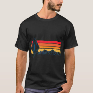  Pacific Crest Trail Marker Sign Retro Hiki T-shirt