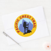 Pacific Crest Trail Ronde Sticker (Envelop)