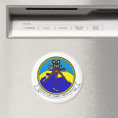 Pacific Fleet Combat Camera Group Round Magnet Magneet (Insitu (Vaatwasser))
