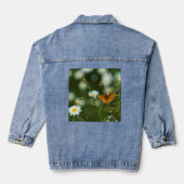 Pacific Fritillary Butterfly Denim Jacket (Achterkant)