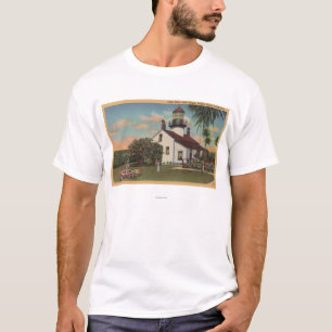 Pacific Grove, CA - Point Pinos Light House Uitzic T-shirt