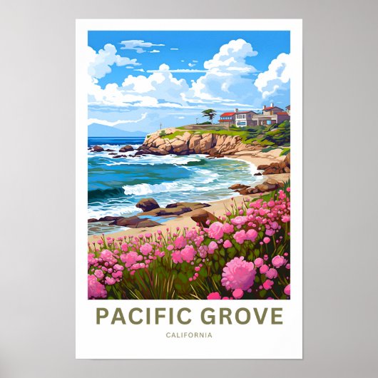 Pacific Grove California Reisprint Poster (Voorkant)