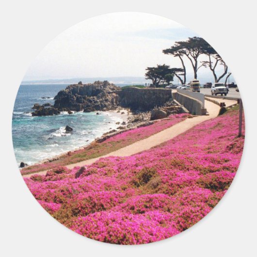 Pacific Grove-Monterey Calif Ronde Sticker (Voorkant)