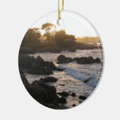 Pacific Grove Sunset Keramisch Ornament (Links)