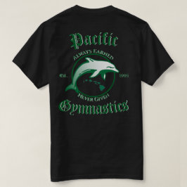 pacific gym zwart T-shirt 
