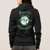 Pacific Gymnastics Zwarte rits hoodie (Achterkant)