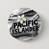 Pacific Islander Pride Ronde Button 5,7 Cm (Voorkant)