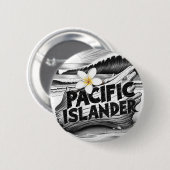 Pacific Islander Pride Ronde Button 5,7 Cm (Voorkant /achterkant)