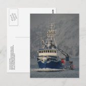 Pacific Mariner met Freezing Spray, Unalaska Isla Briefkaart (Voorkant / Achterkant)