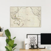 Pacific North American Map Poster (Thuiskantoor)
