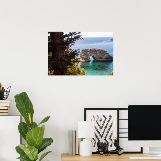 Pacific North West Ocean View Poster (Bureau à domicile)