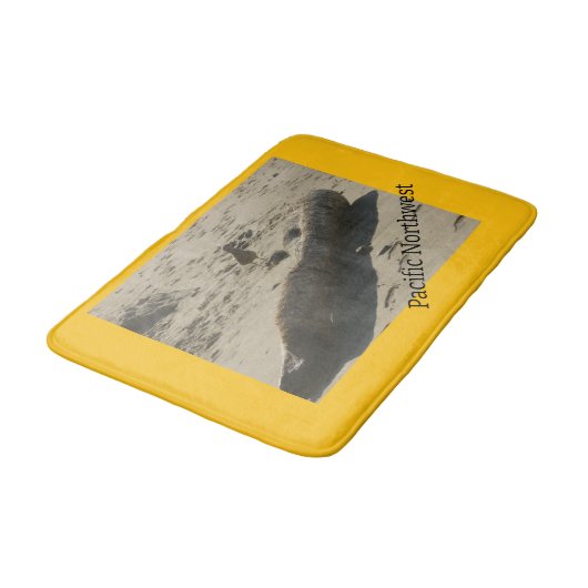 Pacific Northwest Beach Bath Mat (Gekanteld)
