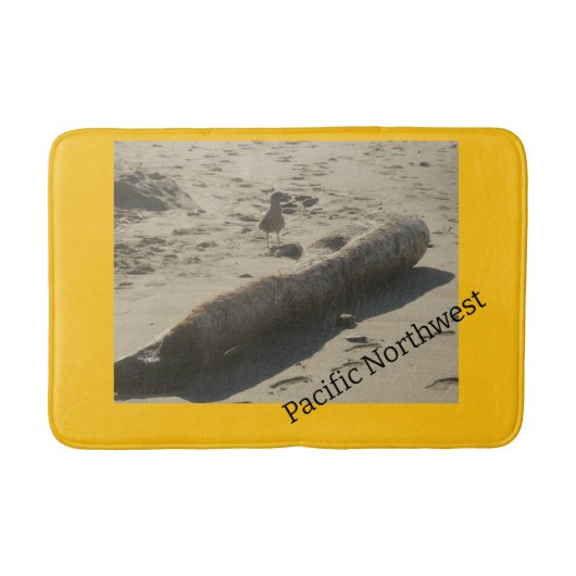Pacific Northwest Beach Bath Mat (Voorkant)