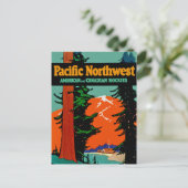 Pacific Northwest Briefkaart (Staand voorkant)