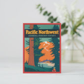 Pacific Northwest Briefkaart (Staand voorkant)