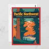 Pacific Northwest Briefkaart (Voorkant / Achterkant)