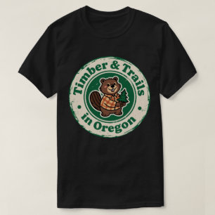 Pacific Northwest Charme_ Oregon Bever Vintage T-shirt