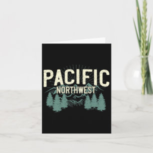 Pacific Northwest Mountain Camping Wandelen Kaart