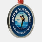 Pacific Northwest Trail (C) Metalen Ornament (Rechts)