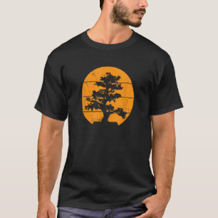Pacific Ocean Beach Bonsai Tree Sinaasappel Sun Re T-shirt