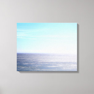 Pacific Ocean Horizon Kleur 16x20 Canvas Afdruk