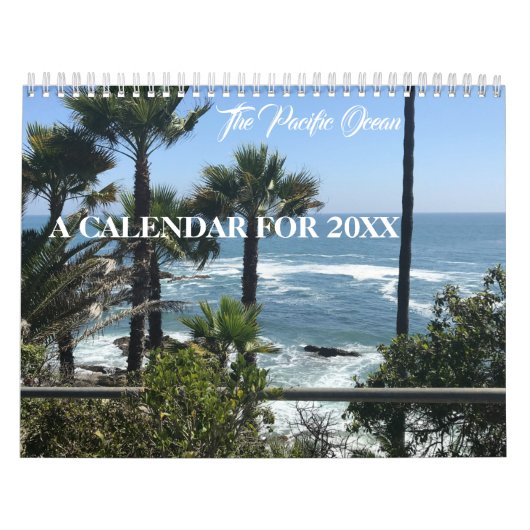 Pacific Ocean Views Laguna Beach Calendrier 2025 (Protection)