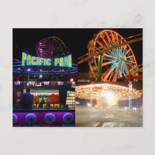 Pacific Park Collage Briefkaart (Voorkant)