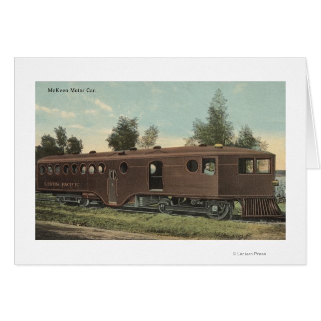 Pacific RailroadMcKeen Motor Car Uitzicht (Voorkant Horizontaal)