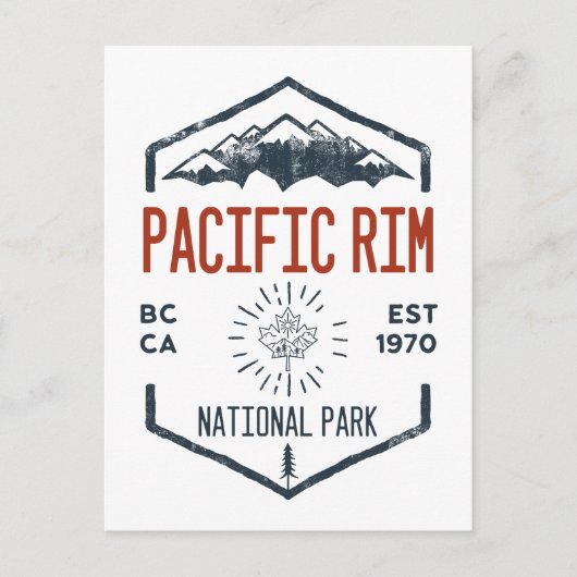 Pacific Rim National Park Canada  Briefkaart (Voorkant)