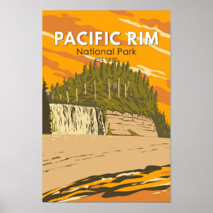 Pacific Rim National Park Reserve Travel Poster