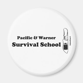 Pacific & Warner Survival School Magneet