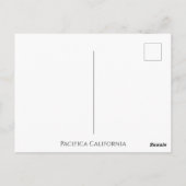 Pacifica California Briefkaart (Achterkant)
