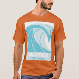 Pacifica State Beach Californië Atlantische Oceaan T-shirt